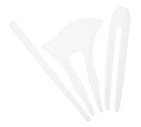 VILLCASE Molde de Silicona para Horquillas de Pelo Diy, Alta Flexibilidad y Fácil Desmoldeo, Pack de 3 Piezas para Manualidades Resina Epoxi