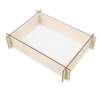 VILLCASE Molde de Silicona Rectangular Flexible para Resina Epoxi Bandeja DIY Posavasos y Estanterías Decorativas Molde Reutilizable para Muestras y Manualidades