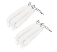 VILLCASE Moldeador de Nariz de Silicona Transparente para Adultos Clip para Levantar la Nariz 2 Unidades Corrector Ergonómico del Puente Nasal para Uso Cómodo Durante Lectura Televisión