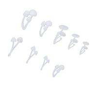 VILLCASE Moldes Creativos para Joyería DIY Moldes Plásticos para Collares y Pendientes para Epoxi Kit Manual para Hacer Colgantes Diseño Aleatorio de Hongos