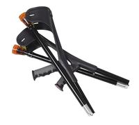 VILLCASE Muletas y Diseño Ergonómico de Aleación de Aluminio de Antebrazo Plegables con Altura Ajustable para Rehabilitación y Uso Portátil