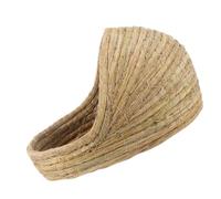 VILLCASE Nido para Gallinas y Conejos de Paja Tejido Forma de Zapatilla Semi Cerrado, Ambiente de Crianza Adecuado para Patio Trasero y Granja