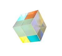 VILLCASE Óptico de Vidrio RGB para Decoración Prisma de Dispersión para Enseñanza y Manualidades Estímulo de Curiosidad Reflexiones y Separación Precisas