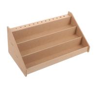 VILLCASE Organizador De Botellas De Pintura Acrílica Con Soporte Para Pinceles Estante De Almacenamiento Con Agujeros Para Pinturas 13 Compartimentos Para Mesa Hogar Y Oficina 12.20X6.69X5.11In