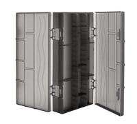 VILLCASE Organizador de Herramientas para Peluquería Negro, Estuche Plástico Compartimentos Dobles para Pinzas, Peines y Gomas del Cabello, Diseño Compacto y Portátil para Uso Profesional