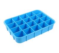 VILLCASE Organizador de Medicamentos para Hospital y Estación de Enfermería, Dispensador de Pastillas de Plástico con Compartimentos Separados y Bordes Elevados