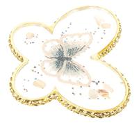 VILLCASE Paleta de Uñas de Resina Forma de para Mezclar Colores de Esmaltes y Gel Bandeja para Exhibir Uñas Resistente y Fácil de Limpiar Herramienta para Manicura Profesional y