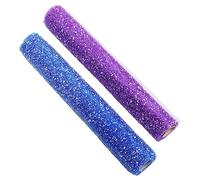 VILLCASE Papel De Floral Elegante 2 Rollos De Malla Con Lunares De Nieve Para Bodas Fiestas Elegante Y Chic.