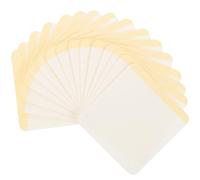 VILLCASE Parches Adhesivos No Tejidos Ombligo Hipoalergénicos y Desechables Tamaño 8X8 CM Paquete de 100 Unidades Transpirables y Elásticos para Uso Doméstico y Terapéutico