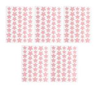 VILLCASE Parches para Granos en Forma de Estrella Adhesivos Invisibles Rojos 5 Unidades Portátiles y Compatibles Maquillaje para Facial y Reducción de Cicatrices