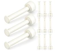 VILLCASE Pasador de Unión de Piscina 12 Piezas Blanco de Plástico | Piezas de Conexión para Juntas, 2,16 Pulgadas, Tapa, Recambio para Piscinas Gre