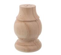 VILLCASE Pata de Madera Maciza para Muebles 8X12 CM Pata Redonda Cilíndrica para Sofá Cama y Mesa Soporte Resistente para Muebles de Salón Decorativa de Madera Natural