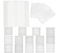 VILLCASE Pegatinas para Manicura Francesa 18 Piezas Herramientas para Decoración de Uñas Tiras Guía para Uñas Accesorios para Manicura Profesional y Uso Diario