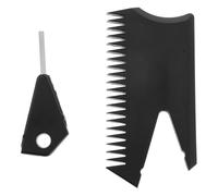 VILLCASE Peine de Cera Llave para Aletas para Tablas de Paddleboard y Surf, Herramienta de Plástico Resistente para Eliminar Cera Rápidamente, Uso en Deportes Náuticos