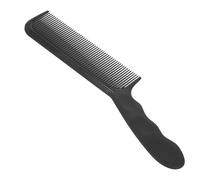 VILLCASE Peine Profesional para Cortar el Pelo Plano para Hombre Peine Pequeño de Plástico Negro para Cabello Grueso Adecuado para Barbería y Estilismo en Belleza y Cuidado Personal