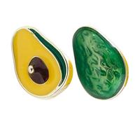 VILLCASE Pendientes de Aguacate 2piezas Colgantes de Frutas Kawaii para Mujer y Accesorios Veraniegos Divertidos y Ligeros Joyería Artesanal Única Ideales para Fiestas y Verano