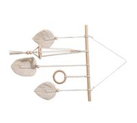 VILLCASE Percha Para Horquillas Trenzadas De Macramé Soporte Para Moños De Pared Tejidos Mano Organizador De Pinzas Cabello Decoración De Pared Hogar