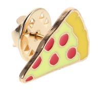 VILLCASE Pin de Pizza Esmaltado Diseño Creativo y Tamaño Compacto, Broche Ligero para Ropa, Bolsos y Disfraces, Accesorio para Niñas y Jóvenes en Fiestas
