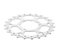 VILLCASE Piñón de Bicicleta Piñón de Bicicleta Sola Velocidad de Acero Plata Pieza de Reparación para Cassette para Mantenimiento de Bici y Ciclismo al Aire Libre