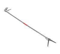VILLCASE Pinzas de Acero Inoxidable Plegables de 120 Cm Boca Recta y Bloqueo para Captura de Serpientes, Cangrejos y Peces, Herramienta de Agarre de Alcance para Exteriores y Reptiles