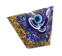 VILLCASE Piramide de Lapislázuli Pequeña para Decoración de Mesa Adorno Artístico con Acabado Delicado para Decoración del Hogar y Accesorios Fotográficos Diseño Detallado y Textura Fina