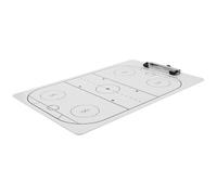 VILLCASE Pizarra de Hockey sobre Hielo Portapapeles Ligero y Superficie Duradera, Adecuado para Entrenadores en Análisis y Estrategias Durante Partidos y Entrenamientos