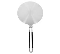 VILLCASE Placa Difusora de Calor de Acero Inoxidable, Placa Adaptadora para Cocina de Inducción Mango, Plata, para Ollas de Hierro y Cerámica, Estufas de Gas y Eléctricas