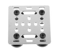 VILLCASE Placa Metálica para Impresora con Poleas para Perfiles Tipo V, Movimiento Lineal Suave y Rodamientos de Alta Precisión para Talleres Pequeños y Formación Educativa