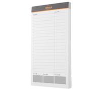 VILLCASE Planificador de Compras Cuaderno de Notas de Lista de Compras Desprendible, Papel Blanco, para Gestión Semanal y Mejora Productividad