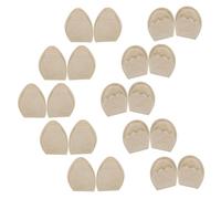 VILLCASE Plantillas Punta del Zapato Ajustables Almohadillas para Mujer 10 Pares 5 Redondas y 5 Puntiagudas Color Piel para Calzado Deportivo y Tacones Altos Alivio del Dolor y