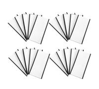 VILLCASE Portaetiquetas Magnéticos Reutilizables Imanes Fuertes para Estantes, Tamaño 100x50 Mm, 20 Piezas por Set, Clip para Tarjetas Intercambiables, Adecuado para Organización