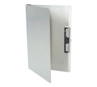 VILLCASE Portapapeles Plegable de Acero Inoxidable con Estabilidad para Papel y Diseño Ultrafino, Esquinas Redondeadas, Portátil Adecuado para Trabajo de Campo y Reuniones en Café