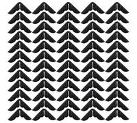 VILLCASE Protector de Esquinas de Metal Negro Retro para Álbumes y Scrapbooking, 200 Unidades, Esquineras Protectoras Decorativas para Libros, Menús y Cajas de Fotos,