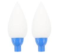 VILLCASE Puntas de Pincel Cuadradas para Escribir Agua, Recambios para Bolígrafo de Esponja, 2 Piezas Adultos, Uso en Parques y Exteriores, Material Ligero y Portátil