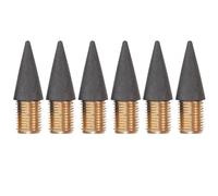 VILLCASE Recambios de Lápiz sin Tinta Compatibles Lápices Eternos, Cabezal de Grafito de Aleación, 6 Unidades, Escritura Borrable y Duradera para Oficina y Escuela Estilo Varios estilos