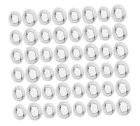 VILLCASE Redecillas Elásticas Invisibles para Moño de Ballet y Trabajo 100 Piezas 50 de 10 50 de 12 Nylon Negro Sujetan Cabello Fino y Grueso para Azafatas Enfermeras y Uso