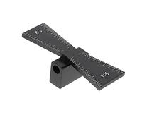 VILLCASE Regla de Carpintería Precisa para Madera Blanda y Dura Herramienta y Duradera para Trabajos de Ebanistería