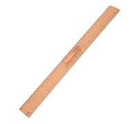 VILLCASE Regla de Tela de Madera Natural 50 CM Escala Doble para Costura y Acolchado, Herramienta Portátil para Profesores y Talleres