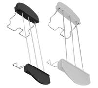 VILLCASE Rejilla para Calentar Pan y Multi-funcionales 2 Piezas de Acero Inoxidable Silicona, Accesorios para Tostadora Fáciles de Limpiar para Tostar y Calentar Rebanadas
