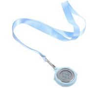 VILLCASE Reloj de Bolsillo Digital para Enfermeras Llavero, Carcasa de Silicona, Color Azul Correa, Resistente E Hipoalergénico, Profesional Médico, Uso Hospitalario Color Aleatorio