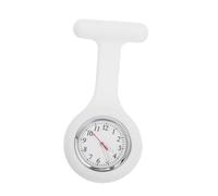 VILLCASE Reloj De Bolsillo para Enfermera Broche De Acero Inoxidable, Silicona Ligera, Diseño Práctico, para Trabajo Médico y Uso Diario, Accesorio Profesional y Cómodo
