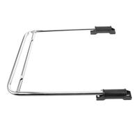VILLCASE Reposapiés Diseño Pieza y Fácil Acceso para Silla de Oficina de Acero Inoxidable Accesorio Funcional Debajo del Escritorio en Color Plata