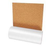 VILLCASE Rollo de Corcho Autoadhesivo 600X300X2 MM Base de Corcho para Pizarra de Mensajes y Manualidades en Cocina y Sala de Estar