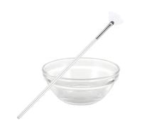 VILLCASE Set de 2 Pinceles para Mascarilla Facial con Mango Cómodo, Cepillo de Nylon y Aluminio Adecuado para Salón de Belleza y Mascarillas DIY