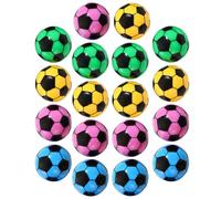 VILLCASE Set de 20 Sacapuntas Manuales de Plástico Forma de Balón de Fútbol, Práctico Mini Sacapuntas para Estudiantes, Seguro y Ajustable para Lápices