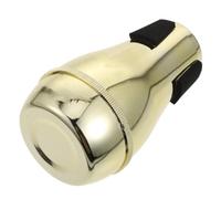 VILLCASE Silenciador Profesional para Trombón de Pistones Color Dorado, Material Abs, Fácil de Instalar y Práctica Silenciosa para Amantes del Trombón
