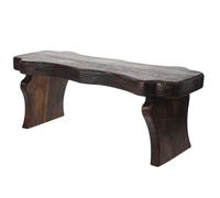 VILLCASE Solid Wood Japanese Style Low Foot Stool Small Step Stool Lightweight Portable Vintage Meditation Bench For Entryway Bedroom Kitchen