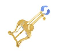 VILLCASE Soporte ajustable para partituras de, clip metálico dorado portátil para partituras musicales y accesorios para en presentaciones al aire libre