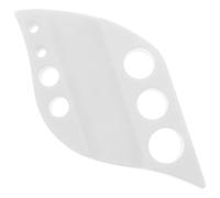 VILLCASE Soporte de Silicona para Tazas de Pigmento y Bolígrafos Organizador Ovalado Pequeño Blanco Resistente y Fácil de Limpiar Adecuado para Salones de Belleza y Uso Doméstico