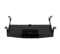 VILLCASE Soporte de Teclado Ajustable bajo Mesa con Cajón Oculto Bandeja Deslizable para Oficina Organizador Práctico y Duradero para Escritorio